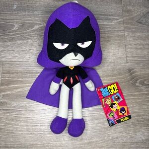 Teen Titans Go Plush Toy RAVEN  Figure Doll. New. Soft Toy. Collection. NWT